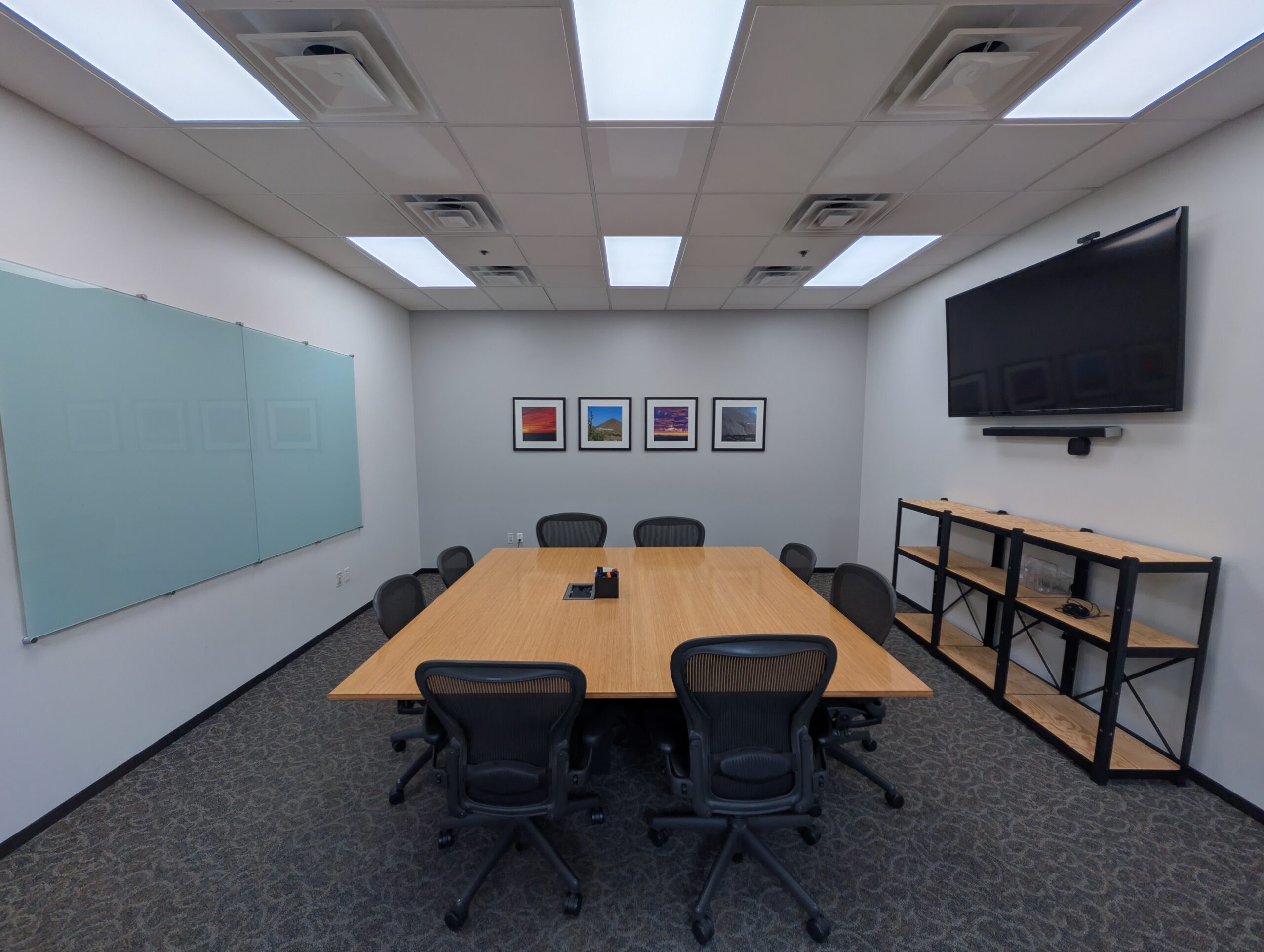 Conference room in Tempe coworking space for meetings and presentations